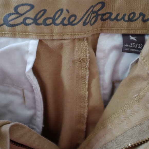 COPY - Eddie Bauer khaki pants classic fit 35x32 - Picture 7 of 11